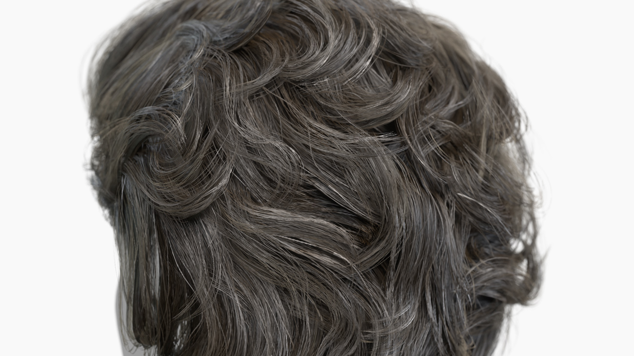 Realtime female Hair