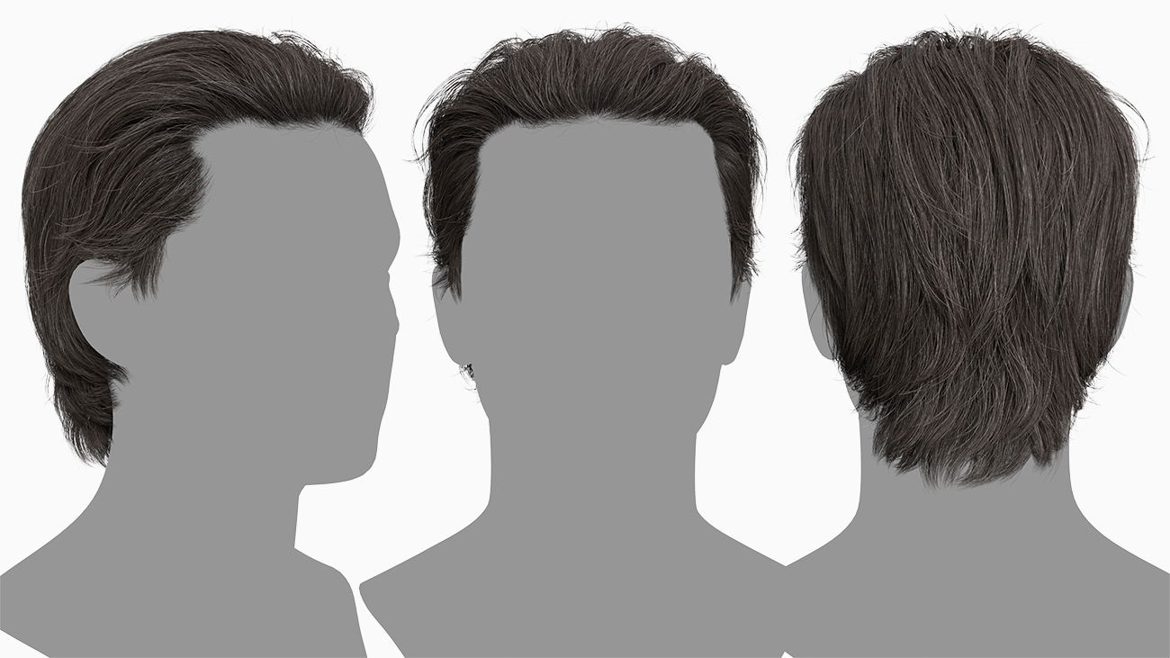 Download realistic hair for blender