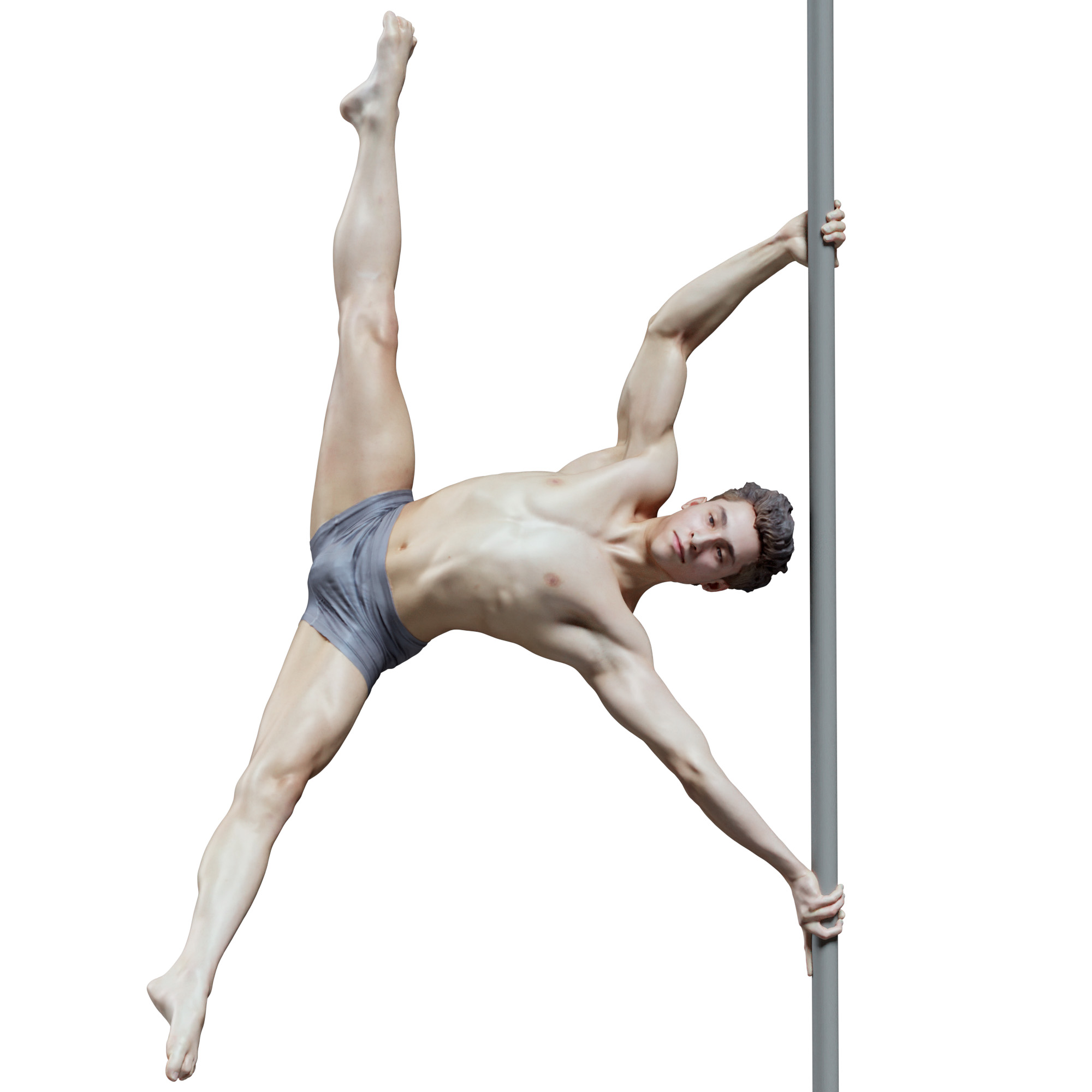 KuJ Pole Dance Poses for Genesis 9 and 8 Female | 3d Models for Daz Studio  and Poser