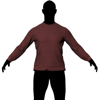 Sweater 01 / Male game ready clothing