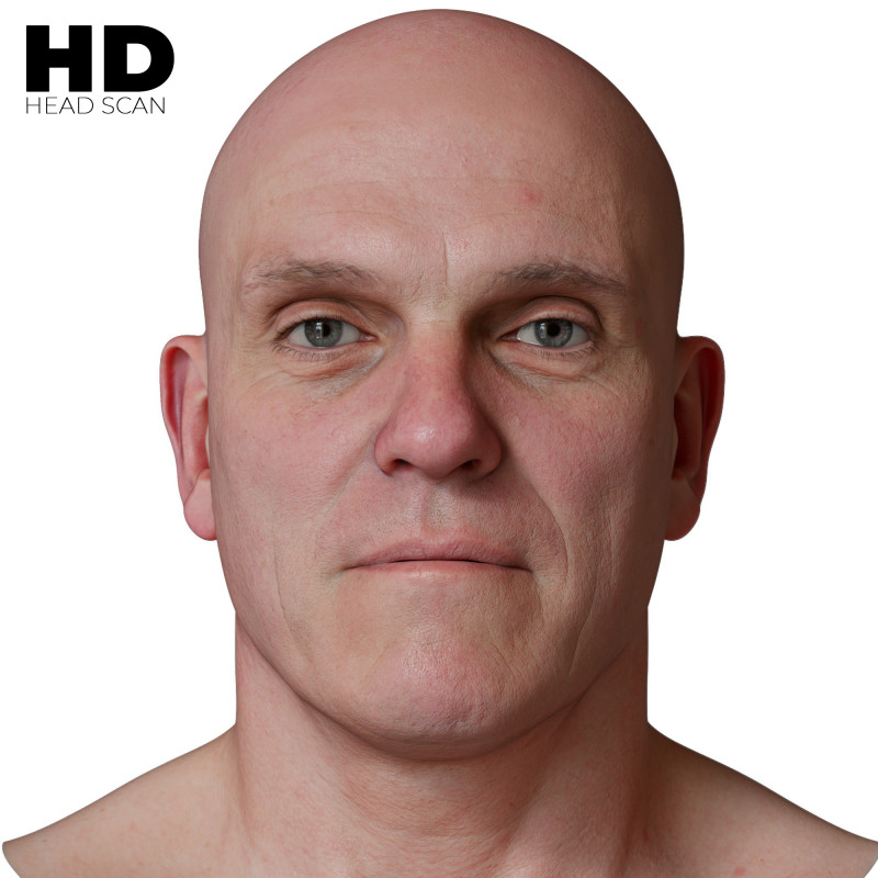 Male 3D Head Scan