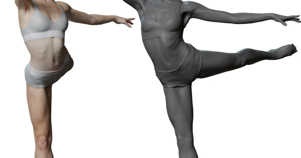 Pose Reference Figure Model Woman Standing Base by AdorkaStock on DeviantArt