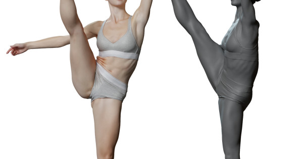 Modern Dance Poses for Genesis 3 Female | 3d Models for Daz Studio and Poser