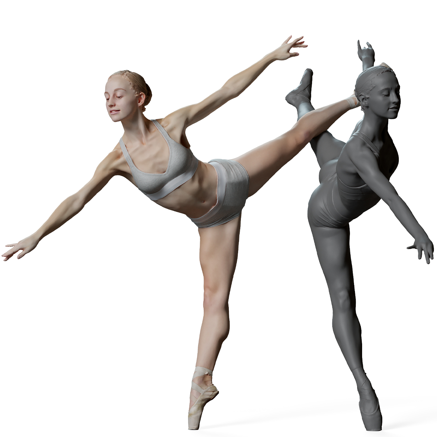 Premium Vector | Vector set of female figures in dance poses on the  background