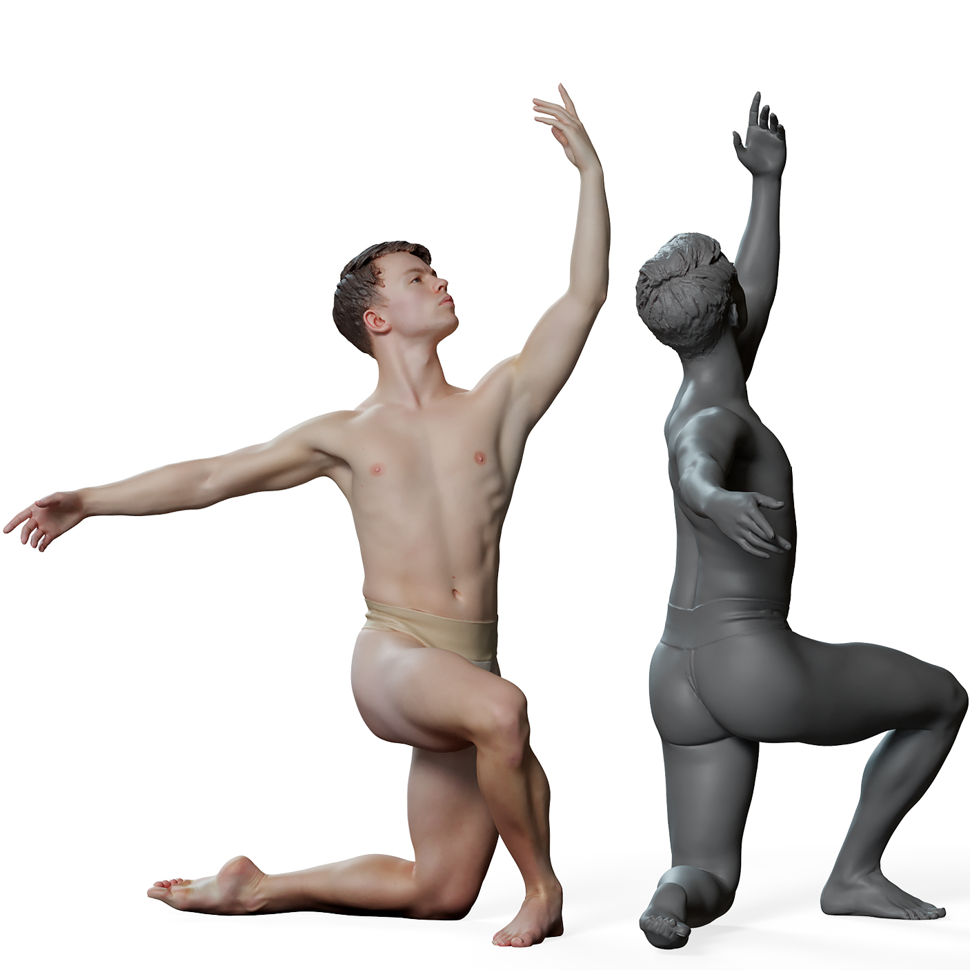 Male ballet poses study by sylmoira on DeviantArt