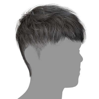 Realtime Hair - Modern Bowl Cut