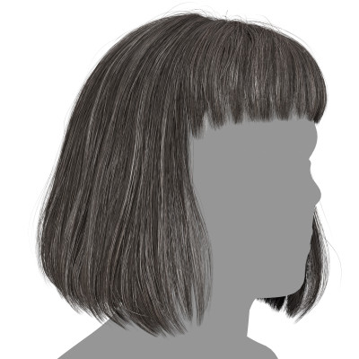 Realtime Hair - Bob Fringe