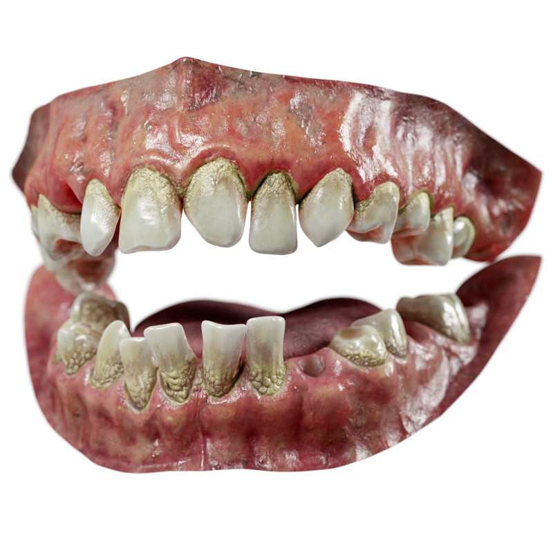 Realistic 3D Gnarly Rotten Teeth - Includes Blender and Marmoset Scenes