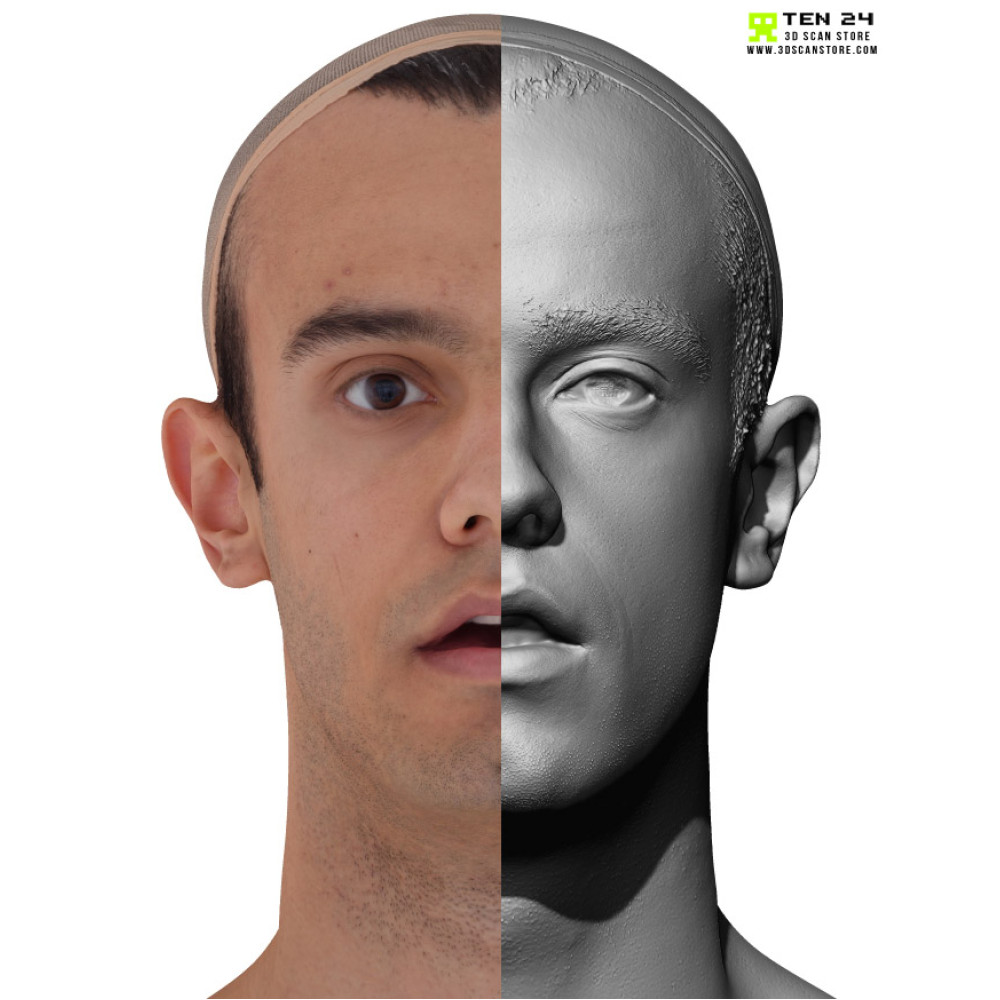 Male 34 Head Scan Cleaned