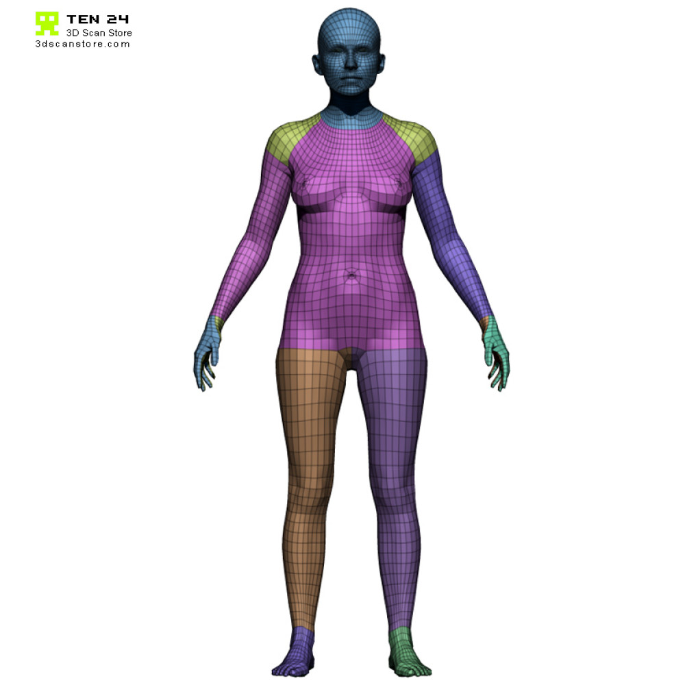 Female Retopology Kit