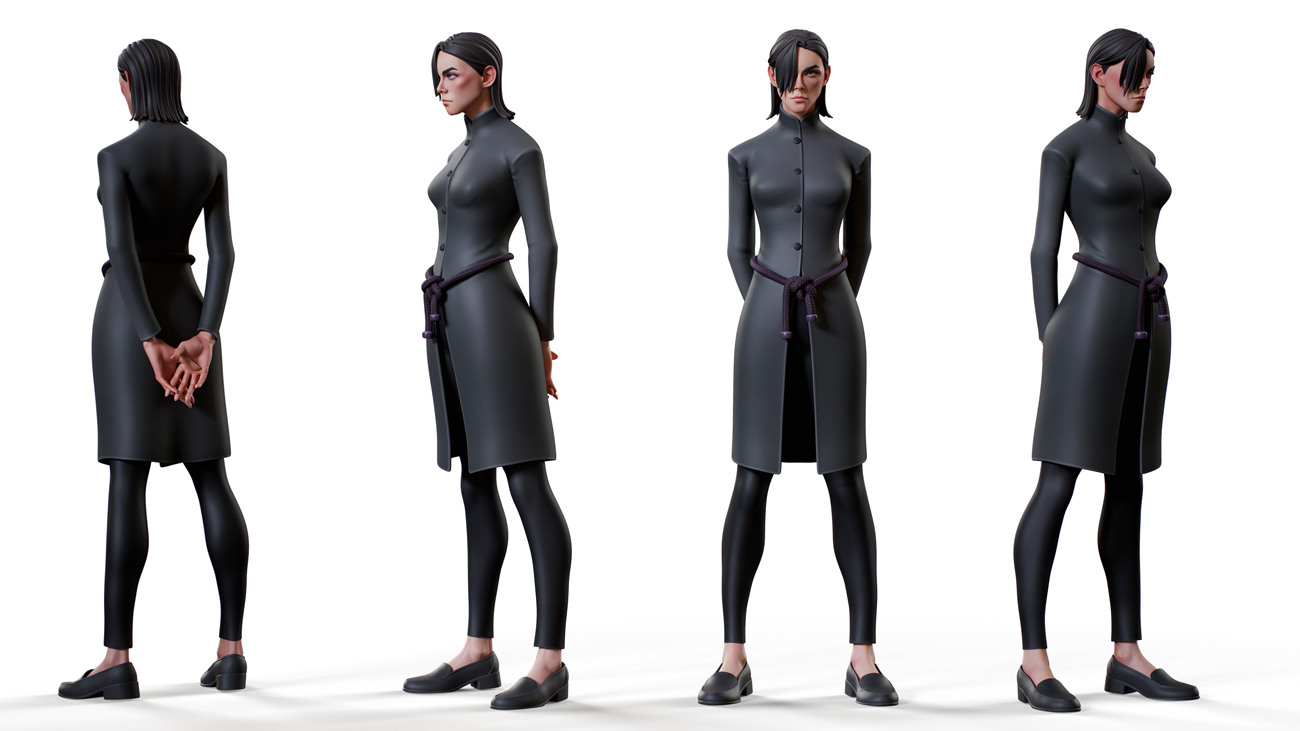 Stylised character 3d model download