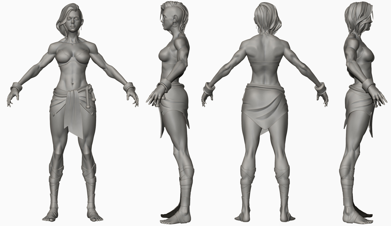 Download Zbrush Stylised character 3d model