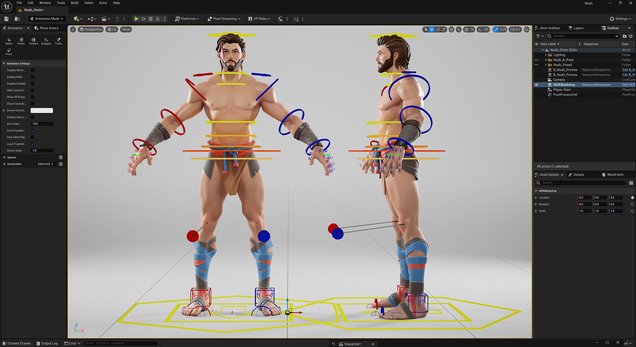 Download rigged character for unreal engine