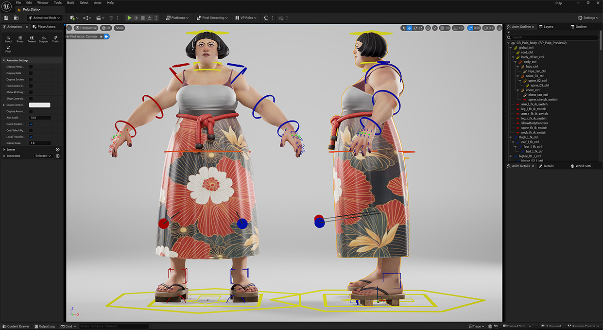 Download rigged unreal character