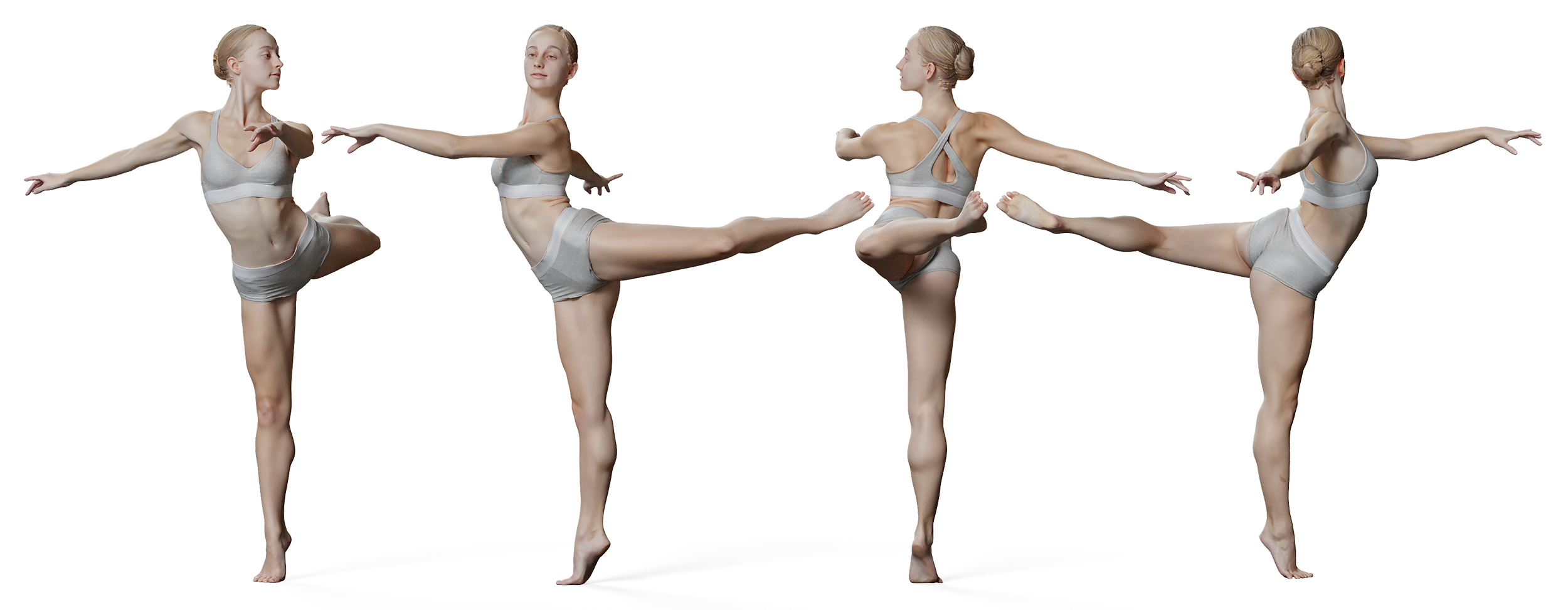 Dance Poses - Female dance pose small back arched | PoseMy.Art
