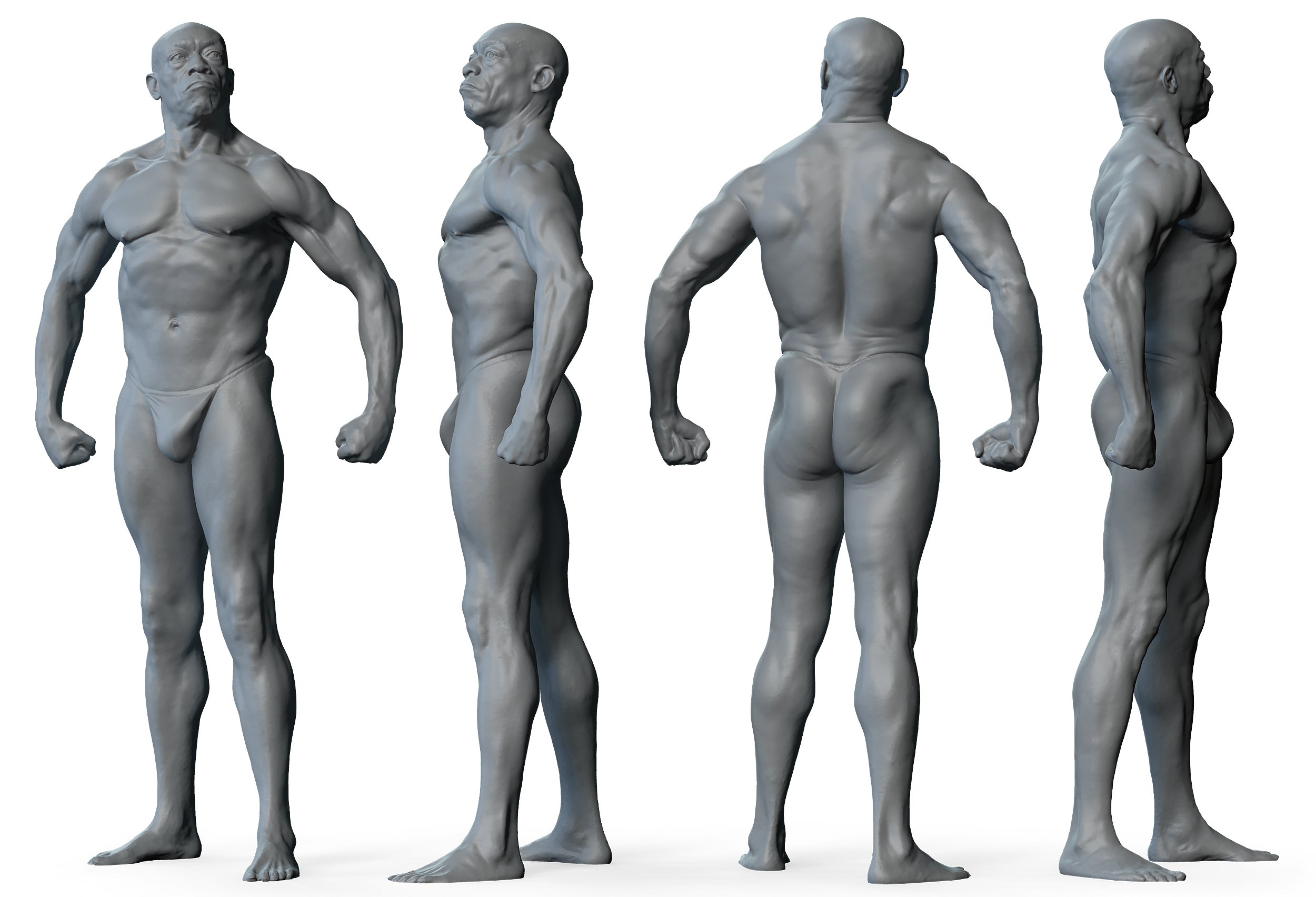 Male Body Reference - Male deep thinking pose | PoseMy.Art