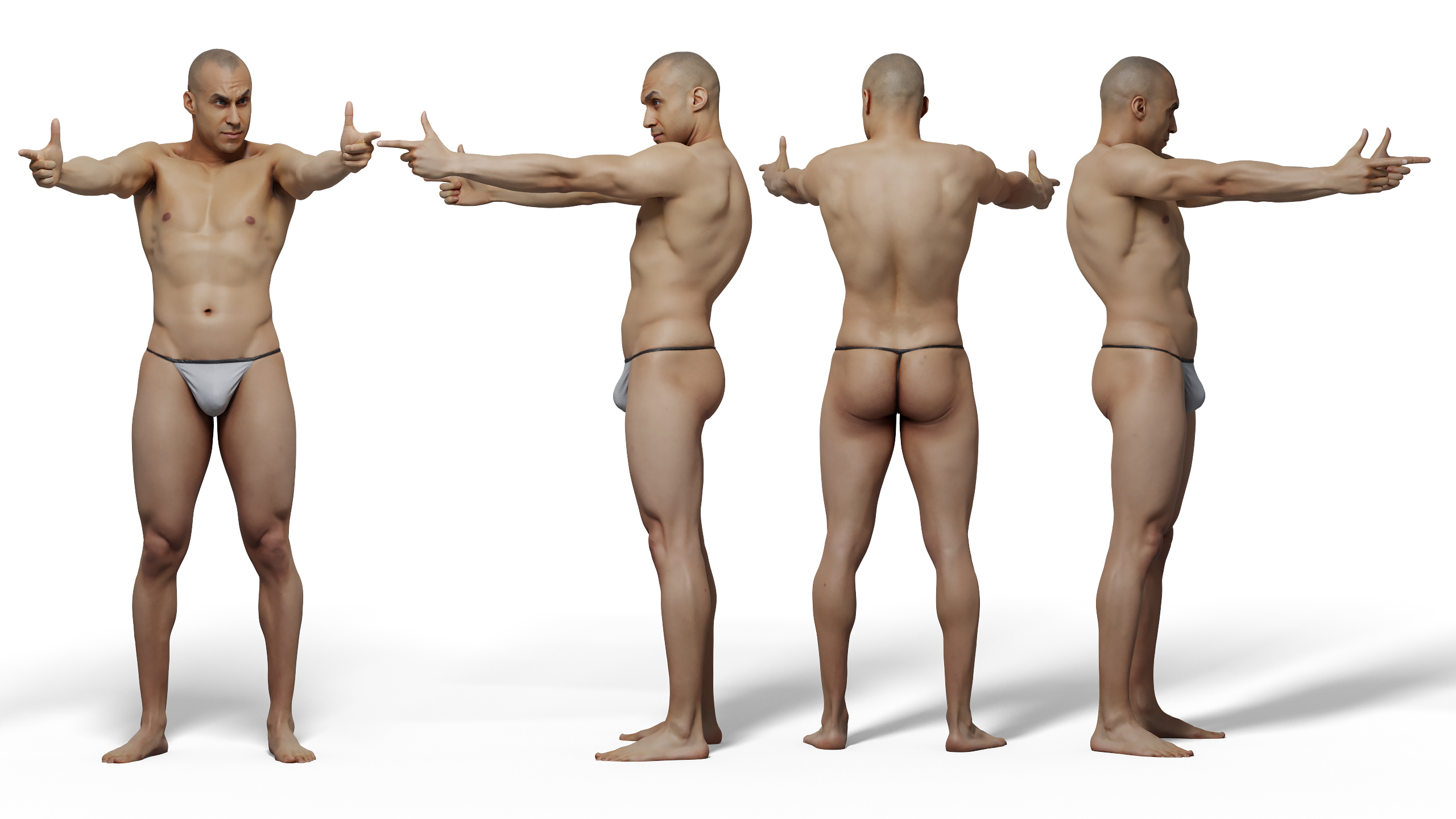 Male Poses for Drawing