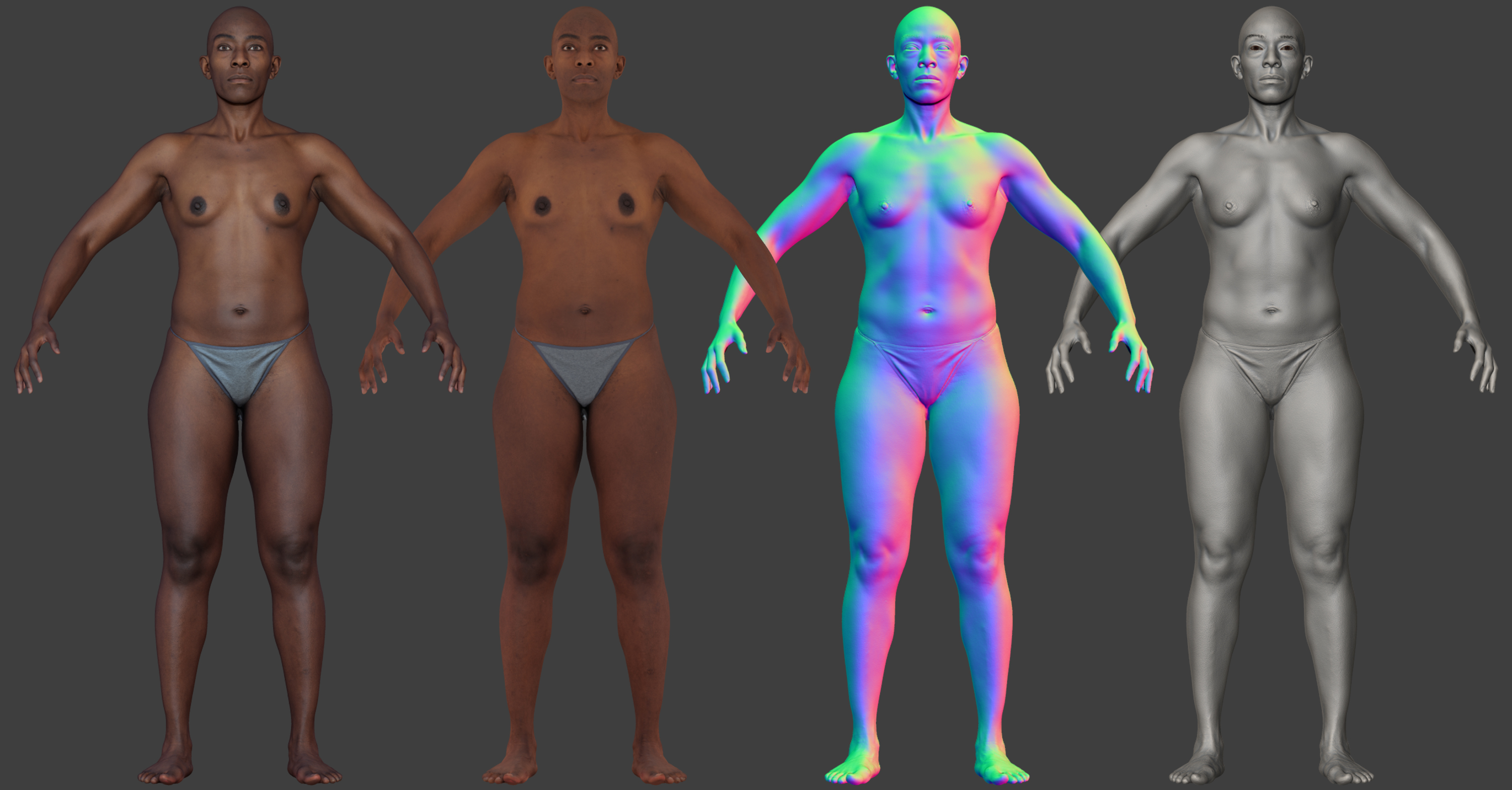 Animation Ready Body Scan / Female 07